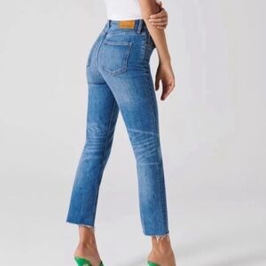 Denim Forum The Arlo High Rise Straight Jeans